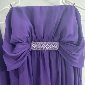 Purple gown